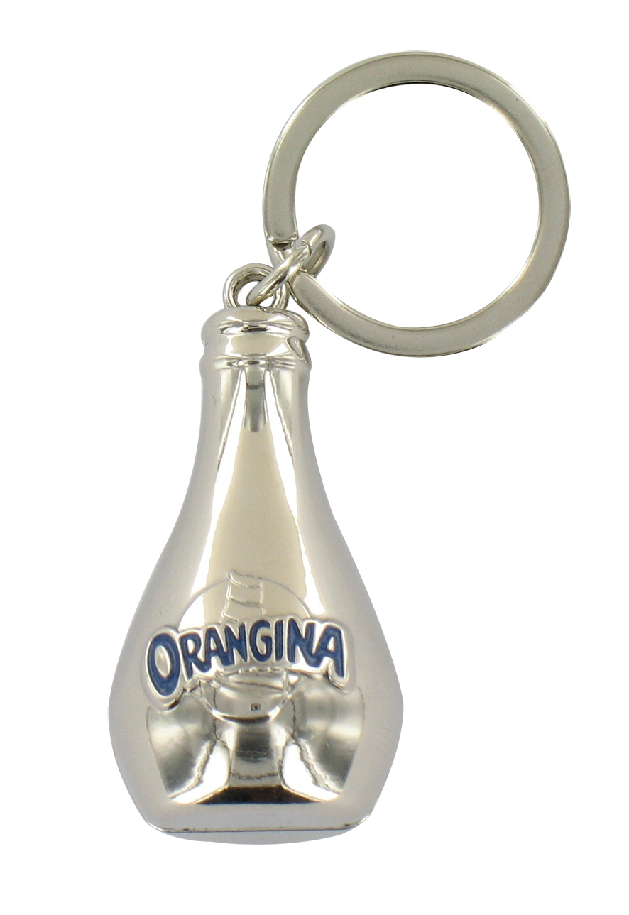 Porte-clés publicitaire ancien Orangina rétro collection vintage boisson soda - Collection